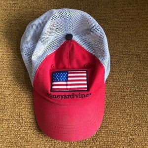 Vineyard Vines American Flag Baseball Cap